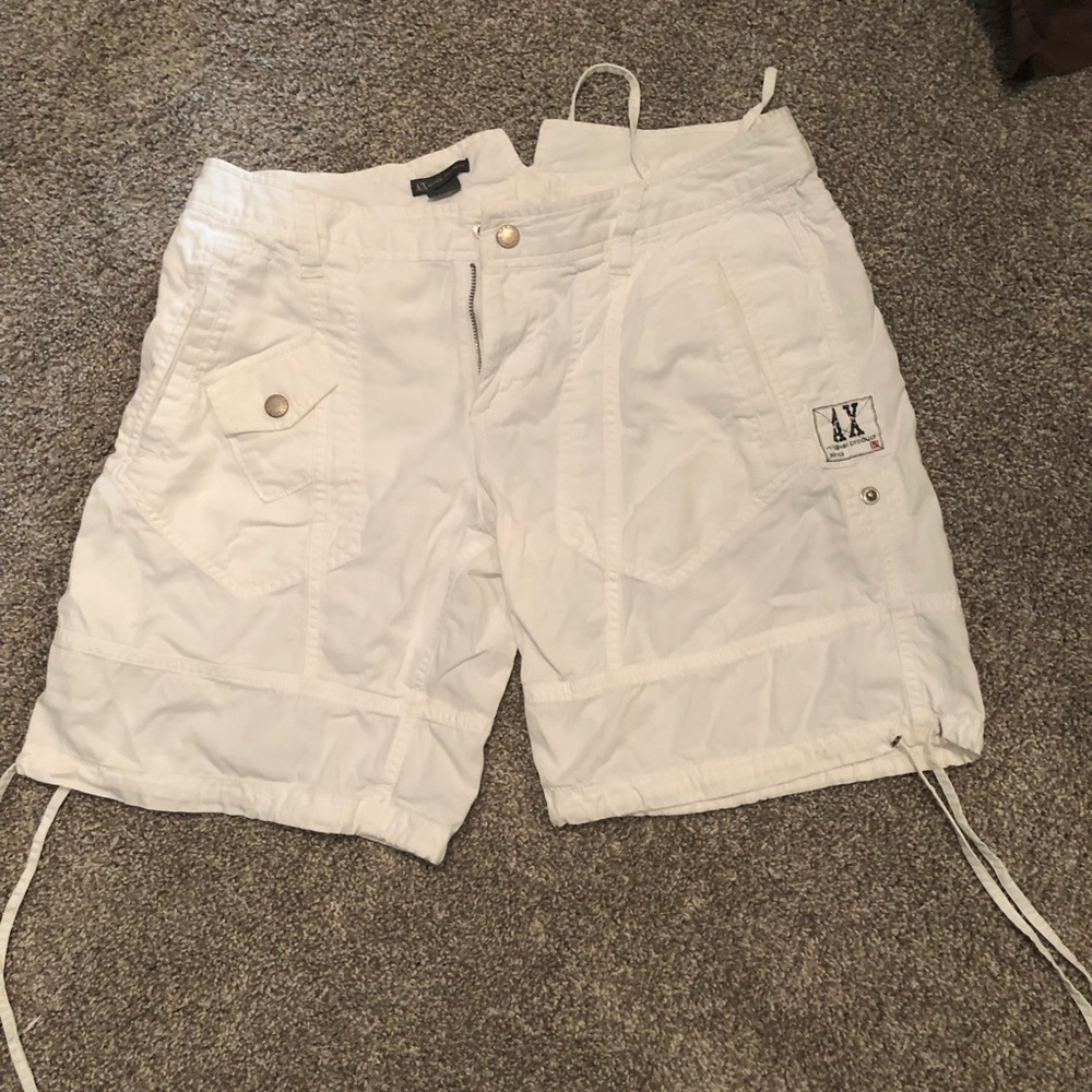 Armani white shorts